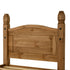 Corona 3FT Bed High Foot End - Distressed Waxed Pine
